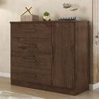 Cômoda Gênova 1 Porta E 4 Gavetas - Zanzini Móveis