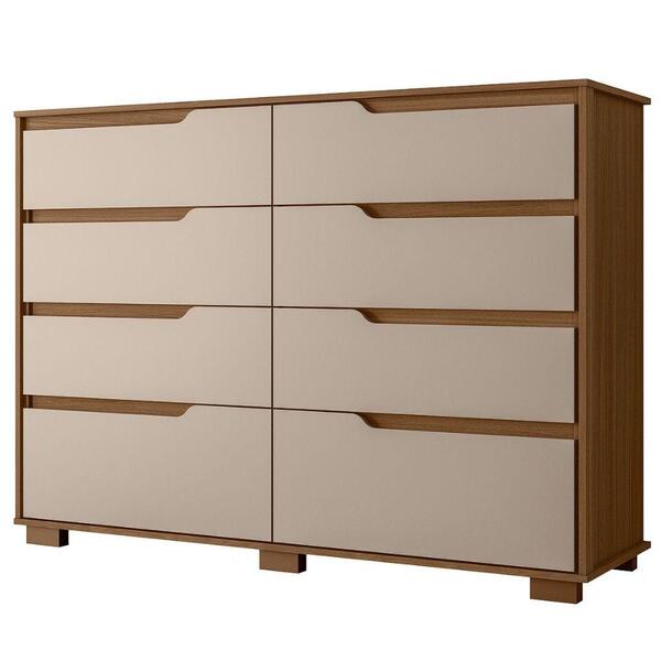 Comoda Georgia 8 Gavetas 147 Cm Moval