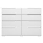 Cômoda Georgia 8 Gavetas Branco Moval