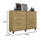 Cômoda Geórgia Cinamomo – Rv Móveis