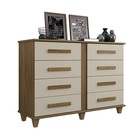 Cômoda Geórgia Cinamomo/off White – Rv Móveis