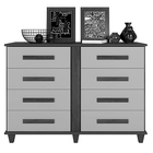 Cômoda Geórgia Cinamomo/off White – Rv Móveis