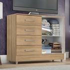 Comoda Gisele 4 Gavetas 2 Portas