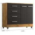 Comoda Gisele 4 Gavs 2 Portas