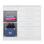 Cômoda Glass 1 Porta Branco