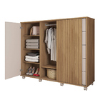 Cômoda Goslar 5 Gavetas 136cm Buriti/off White - Sallar Home