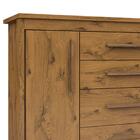 Cômoda Grande 4 Gavetas Com Sapateira Ipê Nobre Elegance 2088