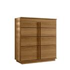 Cômoda Grande 4 Gavetas Freijó Isis Lukaliam