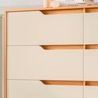 Cômoda Grande 8 Gavetas Carvalho Grife Off White Flex Dinny S