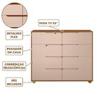 Cômoda Grande 8 Gavetas Jatobá Fendi Flex Dinny Shop Jm