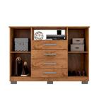 Cômoda Grande Com 4 Gavetas 2 Portas Freijó Yanamari Shop Jm