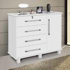 Cômoda Grande Lisboa Branco Carmolar