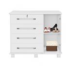 Cômoda Grande Lisboa Branco Carmolar