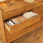 Cômoda Grande Madeira 9 Gavetas Para Quarto E Sala Mel Lice