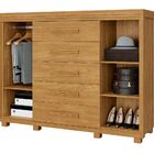 Cômoda Grande Reforçada Casal Havana Em Mdf 5 Gavetas Fenix