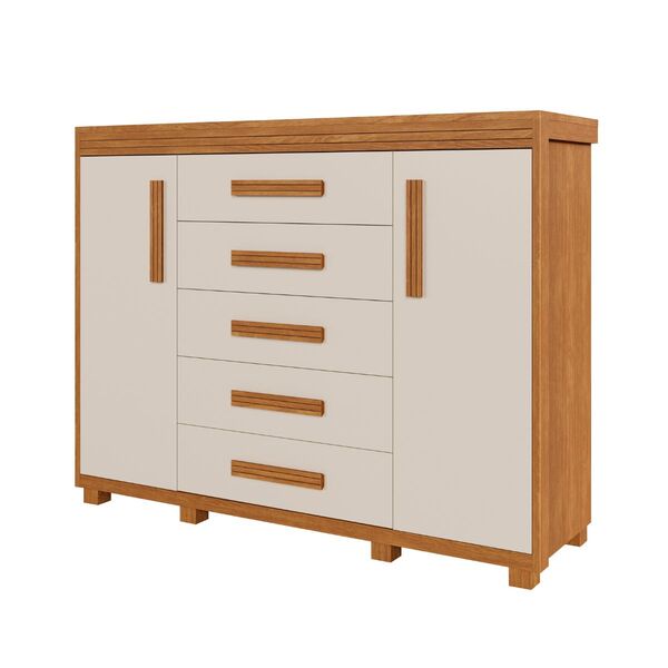 Cômoda Grande Reforçada Havana Com Gavetas Fundas Fenix