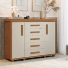 Cômoda Grande Reforçada Havana Com Gavetas Fundas Fenix