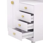 Cômoda Guarda-roupa Com 4 Gavetas E 5 Prateleiras Cristine Br