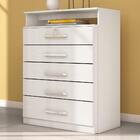 Cômoda Hanna 5 Gavetas Branco