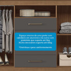 Cômoda Havana Master 2 Portas E 4 Gavetas Com Rodízios - Sant