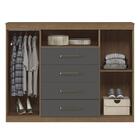 Cômoda Havana Master 2 Portas E 4 Gavetas - Santos Andirá