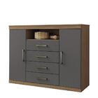 Cômoda Havana Master 2 Portas E 4 Gavetas - Santos Andirá