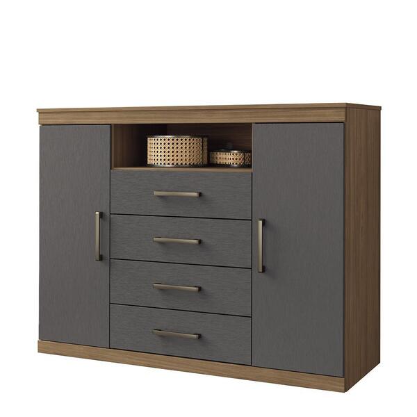 Cômoda Havana Master 2 Portas E 4 Gavetas - Santos Andirá