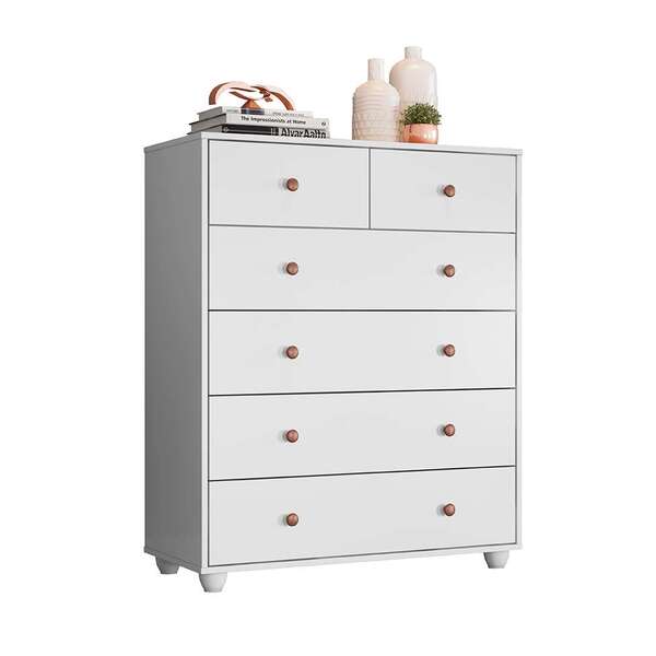 Cômoda Helena 6 Gv Branca