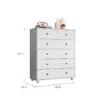 Cômoda Helena 6 Gv Branca