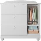 Cômoda Infantil 100% Mdf 1 Porta 3 Gavetas Fofura Permobili B