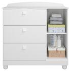 Cômoda Infantil 100% Mdf 1 Porta 3 Gavetas Fofura Permobili B