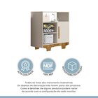 Cômoda Infantil 100% Mdf 1 Porta 3 Prateleiras Flocos Off Whi