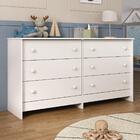 Cômoda Infantil 136cm Com 6 Gavetas Flex Multimóveis Mp4262