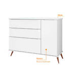 Cômoda Infantil 1 Porta 3 Gavetas Valência - Édecasamóveis -