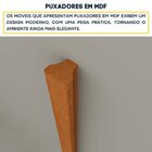 Cômoda Infantil 1 Porta 4 Gavetas 104cm Harmonia Espresso Móv