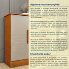 Cômoda Infantil 1 Porta 4 Gavetas 104cm Harmonia Espresso Móv