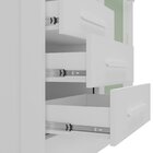 Cômoda Infantil 1 Porta 4 Gavetas Maya Espresso Móveis Branco