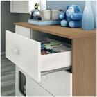 Cômoda Infantil 1 Porta 4 Gavetas X6a Xodó M08 Branco/almendra