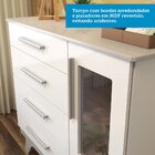 Cômoda Infantil 1 Porta Com Janela 4 Gavetas Em Mdf Kakau Ret