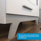 Cômoda Infantil 1 Porta Com Janela 4 Gavetas Em Mdf Kakau Ret