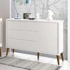 Cômoda Infantil 1 Porta E 3 Gavetas Theo Retrô Com Pés Amadei