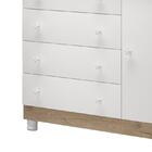 Cômoda Infantil 1 Porta E 4 Gavetas Doce Sonho Com Pés - Qmovi