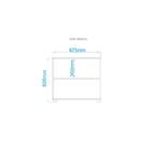 Cômoda Infantil 1 Prateleira Branco Bm 263 - Brv Móveis