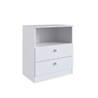 Cômoda Infantil 2 Gavetas 1 Nicho Aconchego  Branco