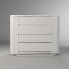 Cômoda Infantil 2 Portas 4 Gavetas Neo Branco