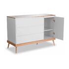 Cômoda Infantil 3 Gavetas 1 Porta Multimóveis Cr40027 Branco/