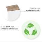 Cômoda Infantil 3 Gavetas 1 Porta Retrô Theo Espresso Móveis