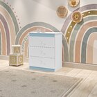 Cômoda Infantil 3 Gavetas Catatau J&a Móveis Branco Flex Color