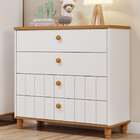 Cômoda Infantil 4 Gavetas Com Pés 100 Mdf Lívia Permobili