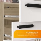 Cômoda Infantil 4 Gavetas Domi Legno Salinas/branco